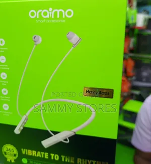 Oraimo Necklace Lite Bluetooth Earphones - Deep Bass