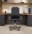 Professional High-Back Faux Leather Office Chair - 1