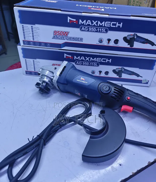 Maxmech 950W Electric Angle Grinder (AG 950-115L) - Brand New - 1