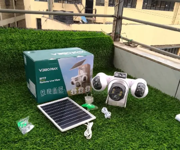 Advanced 4G 4-Lens Solar PTZ CCTV Camera V380 Max - 1