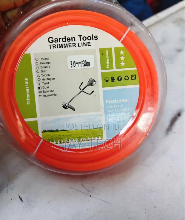 Garden Tools Trimmer Line 3.0mm x 30m - Daraja la Kitaalamu - 1