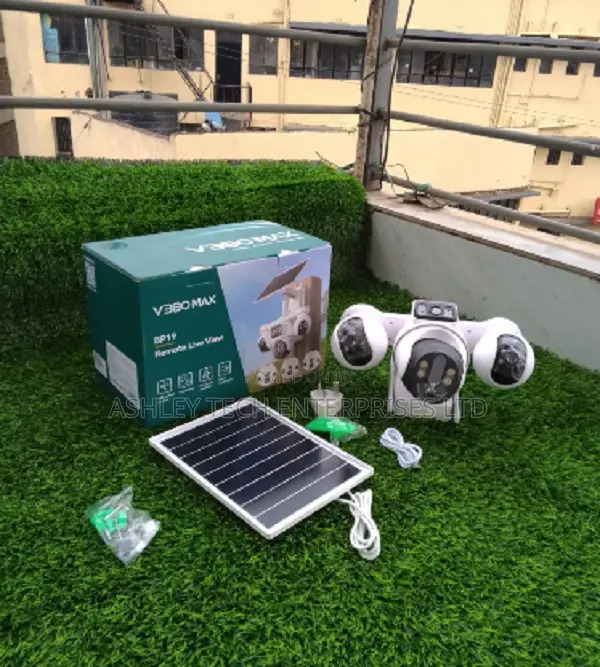 Smart 4G 4-Lens Solar PTZ Security Camera - 1