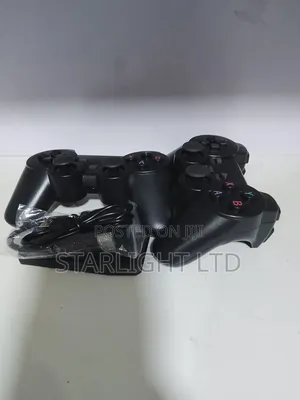 Dual Controller Black Game Stick Setup