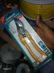 Mkasi wa bustani wa Oushida wa SK5 Steel wenye mpini wa njano - 2