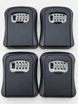 Brand New 4-Digit Password Key Lock Box - Black - 1