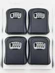 Brand New 4-Digit Password Key Lock Box - Black - 2
