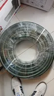 3/4" x 50m PVC Green Braided Pipe - 2