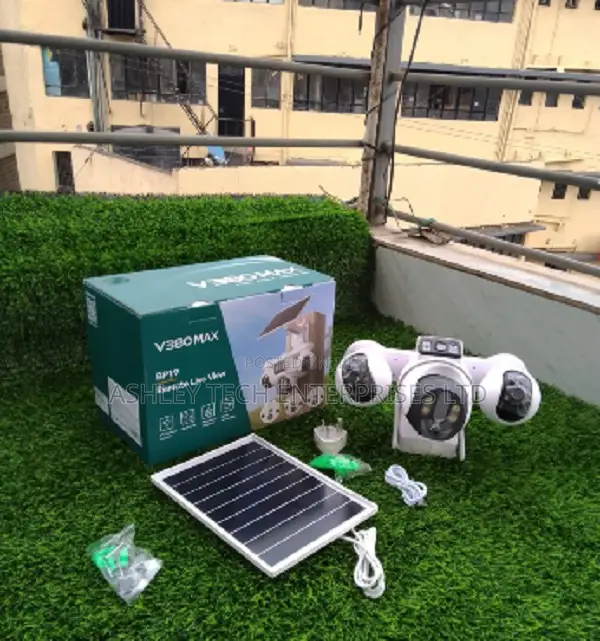 New V380 Max BP19 4G Solar PTZ Security Camera - 1
