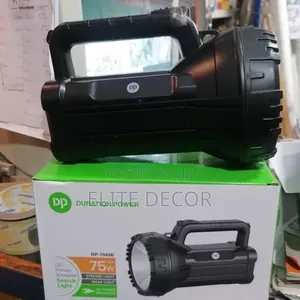 DP 75W Rechargeable LED Torch - Super Bright Long-Range Spotlight