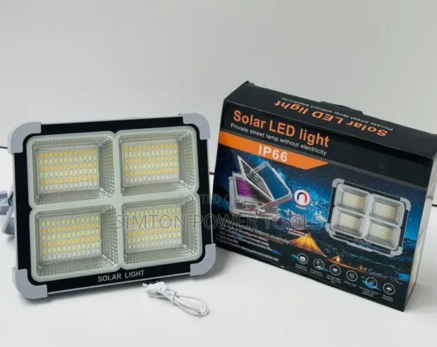Portable Rechargeable Solar LED Flood Light - 1