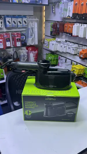Oraimo 2-in-1 Foldable Steam Iron Box - Brand New
