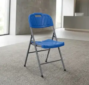 Modern Blue Foldable Plastic Office Chair