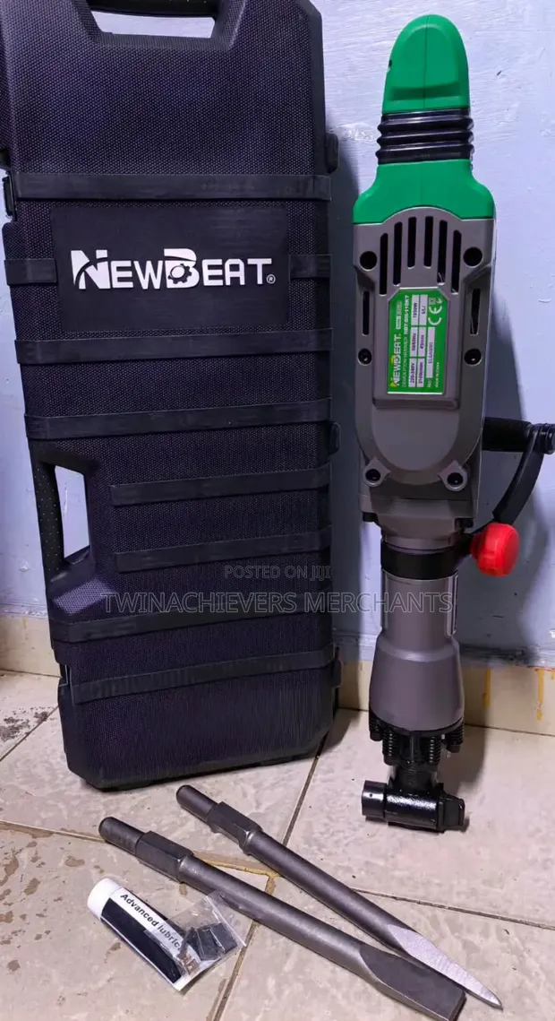 Newbeat 1950W Heavy Duty Jack Hammer/Demolition Hammer - 1