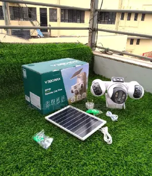 Professional 4G Solar PTZ CCTV Camera (4-Lens)