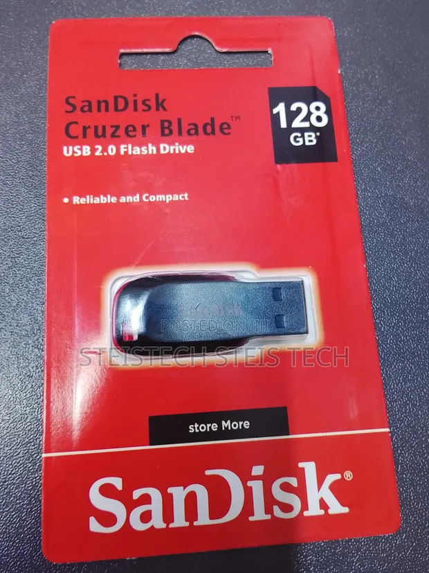 SanDisk Cruzer Blade 128GB Flash Drive - 1
