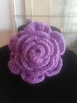 Handmade Crochet Hair Ties - Multi-Color Floral - 5
