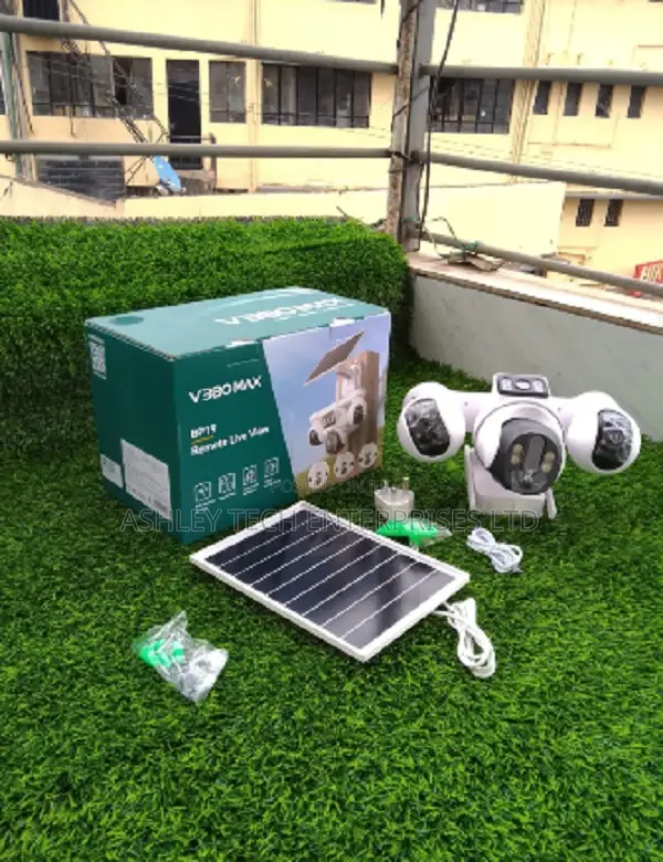 V380 Max BP19 4G Quad Lens Solar PTZ Camera - 1