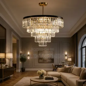 Luxury Tiered Crystal Chandelier