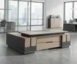 2.4M Executive Office Desk - Brown - 4
