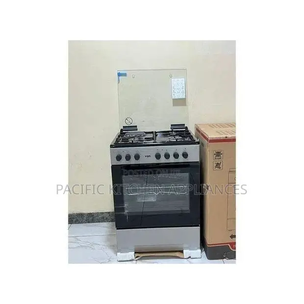 Von Standing Cooker 60x60cm - 3 Gas + 1 Electric Burner - 1