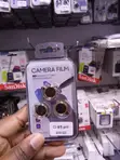 Gold-Trimmed Camera Lens Protector for Samsung S23 - 1