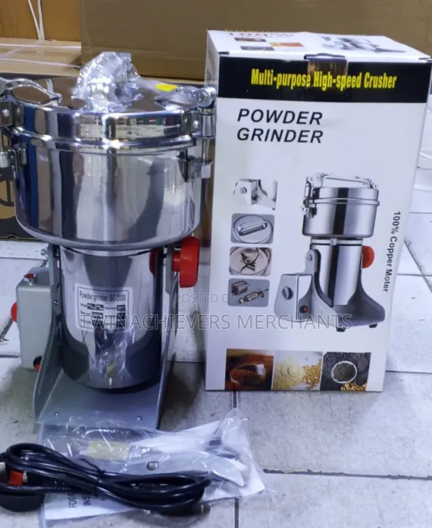 2kg Stainless Steel Powder Grinder/Spice/Grain Mill - 1