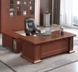 180cm Executive L-Shaped Desk - Mahogany Office Desk - 4