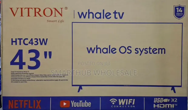 Vitron 43" Smart Whale TV - 1