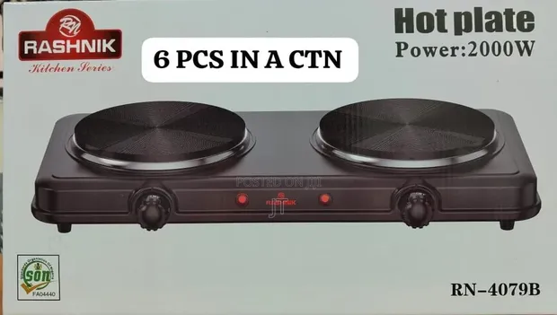 Rashnik Double Hotplate (RN4079W) - 1