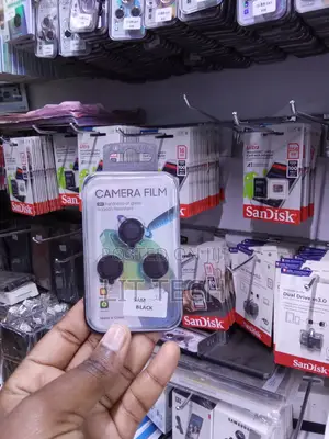 Samsung Galaxy S25 Black Tempered Glass Camera Lens Protector