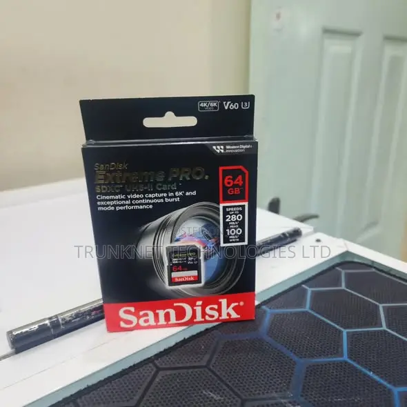 SanDisk Extreme Pro SDXC UHS-I Memory Card 64GB - 1