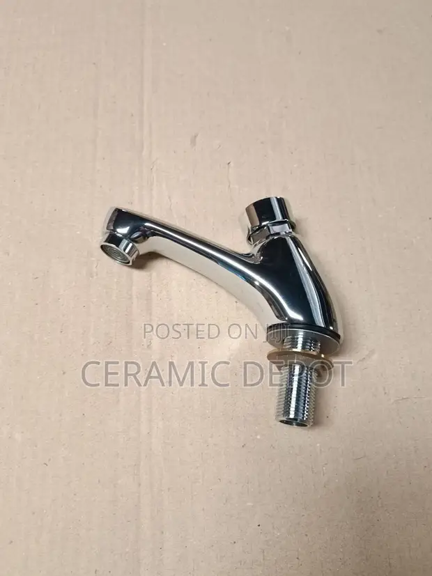 Euro Deluxe Pillar Push Tap ED1108 - 1