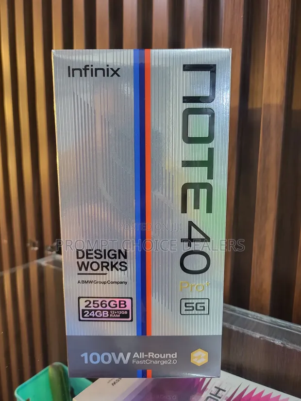 New Infinix Note 40 Pro Plus 5G 256GB Black - 1