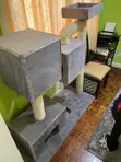 Custom Cat Tree Tower with Scratch Post - 2