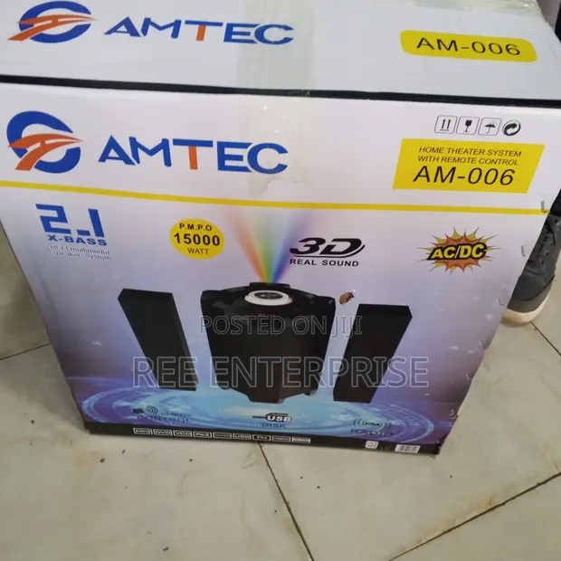 Amtec AM-006 2.1 X-Bass 1500W Home Theater System - 1