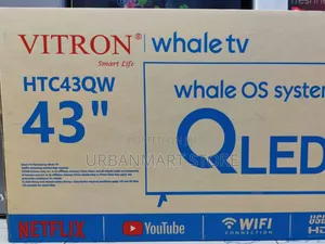 Vitron 43" QLED Whale Digital Smart TV - New Model
