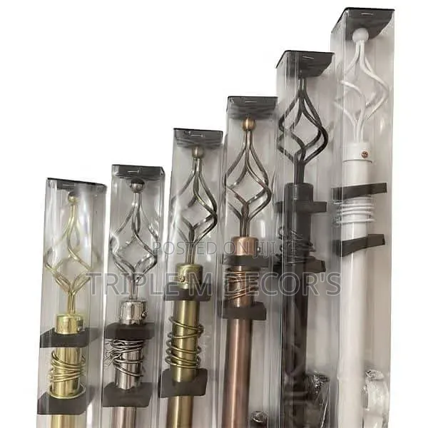 Premium Extendable Curtain Rods + Accessories - 1