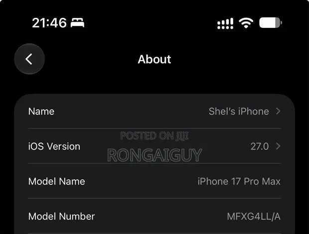 Apple iPhone 17 Pro Max 256GB Silver - 1