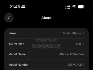 Apple iPhone 17 Pro Max 256GB Silver