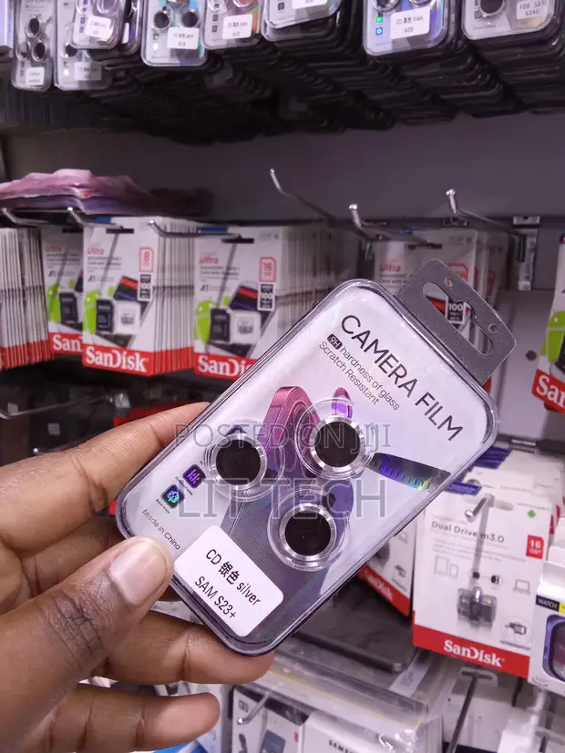 Silver Camera Lens Protector Film for Samsung Galaxy S23+ - 1