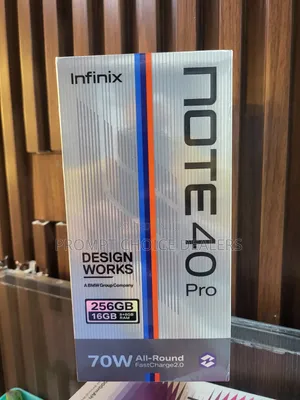 New Infinix Note 40 Pro 256GB Black