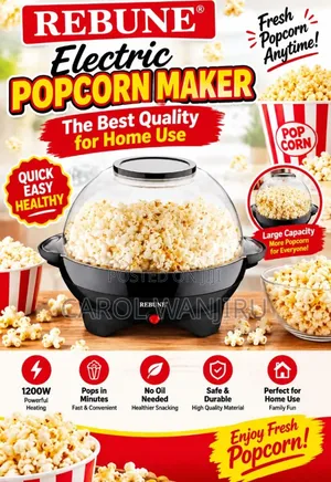 Rebune Portable Electric Popcorn Maker