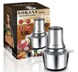 Sokany 3L Stainless Steel Food Chopper - 2