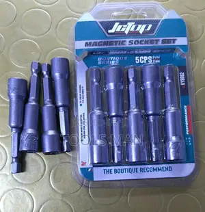 Jetop 5-Piece Magnetic Socket Nut Setter Set 8mm