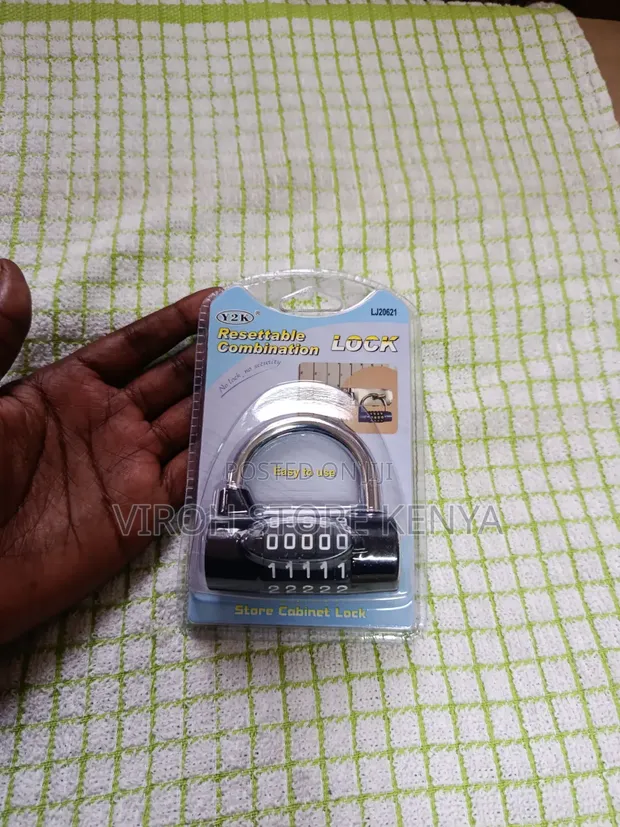 5-Digit Resettable Combination Padlock - 1