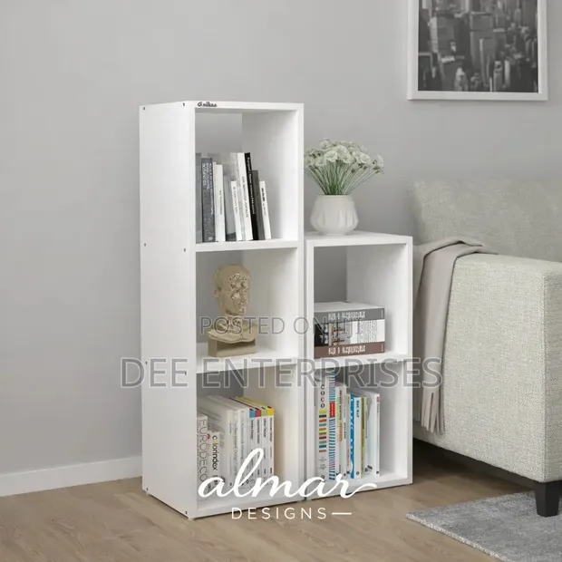 Chloe 2-Piece Display Bookshelf and Decor Stand - 1