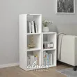 Chloe 2-Piece Display Bookshelf and Decor Stand - 1
