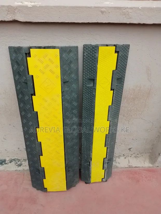 2 Channel Rubber Commercial Cable Protector - 1