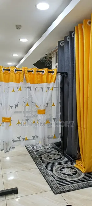 Kitchen Curtain Sheers Set - Brand New