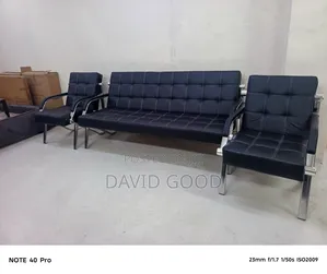 Boss Office Products Black Office Sofas (5 Seater)